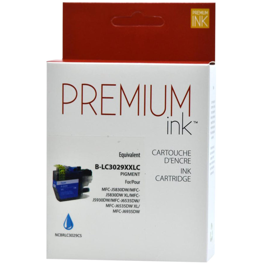 Premium Ink Ink Cartridge - Alternative for Brother LC3029CS - Cyan - 1500 Pages - 1 Pack