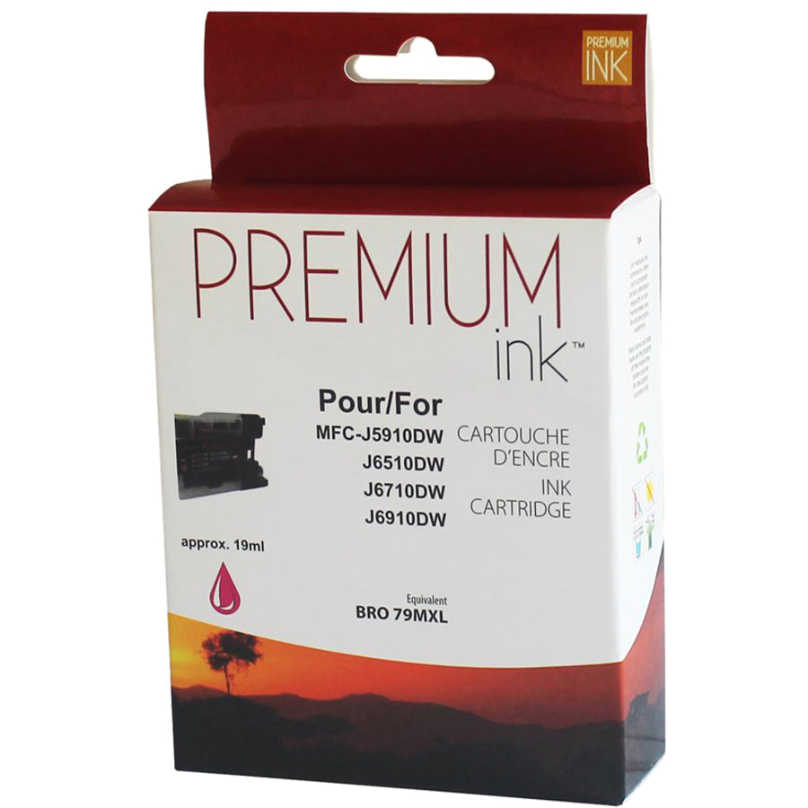 Premium Ink Ink Cartridge - Alternative for Brother LC79M - Magenta - 1200 Pages - 1 Pack