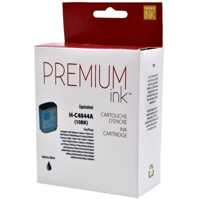 Premium Ink Ink Cartridge - Alternative for Hewlett Packard C4844A - Black - 2200 Pages - 1 Pack