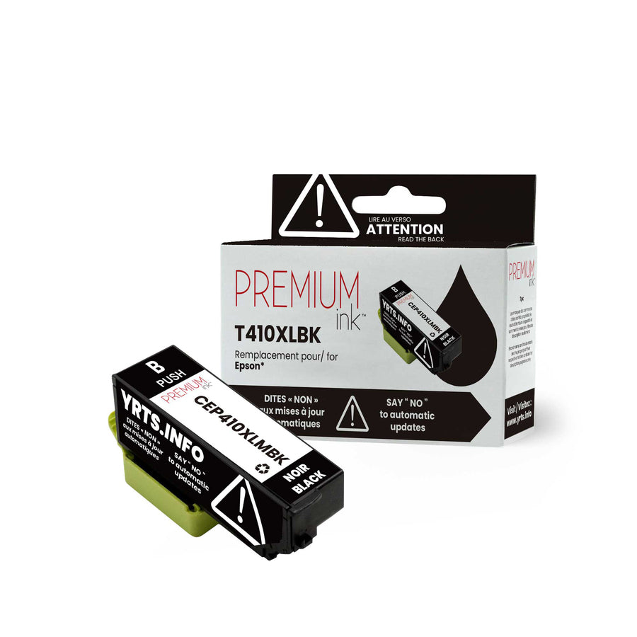 Premium Ink Ink Cartridge - Alternative for Epson T410XL020 - Black - 500 Pages - 1 Pack