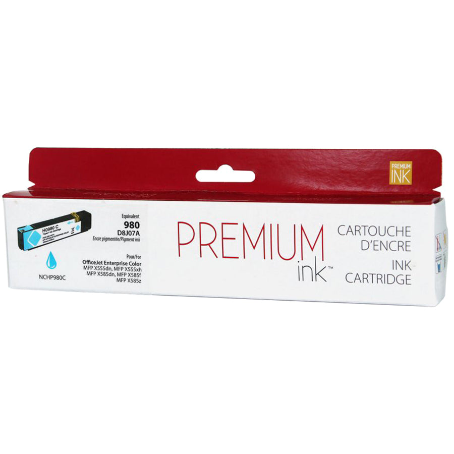 Premium Ink Ink Cartridge - Alternative for Hewlett Packard D8J07A / 980 - Pigment Cyan - 6600 Pages - 1 Pack