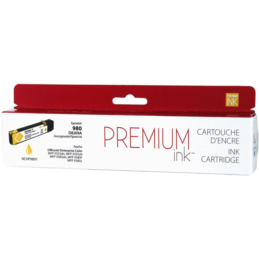 Premium Ink Ink Cartridge - Alternative for Hewlett Packard D8J09A / 980 - Pigment Yellow - 6600 Pages - 1 Pack