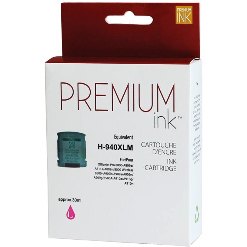 Premium Ink Ink Cartridge - Remanufactured for Hewlett Packard C4908A - Magenta - 1400 Pages - 1 Pack