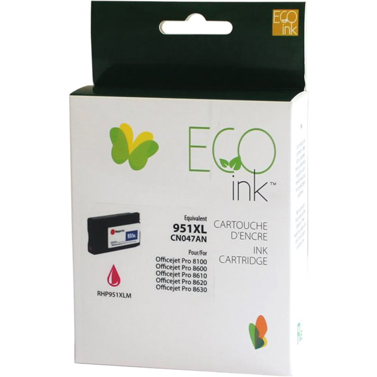 Eco Ink Ink Cartridge - Remanufactured for Hewlett Packard CN047AN / 951XL - Magenta - 1500 Pages - 1 Pack