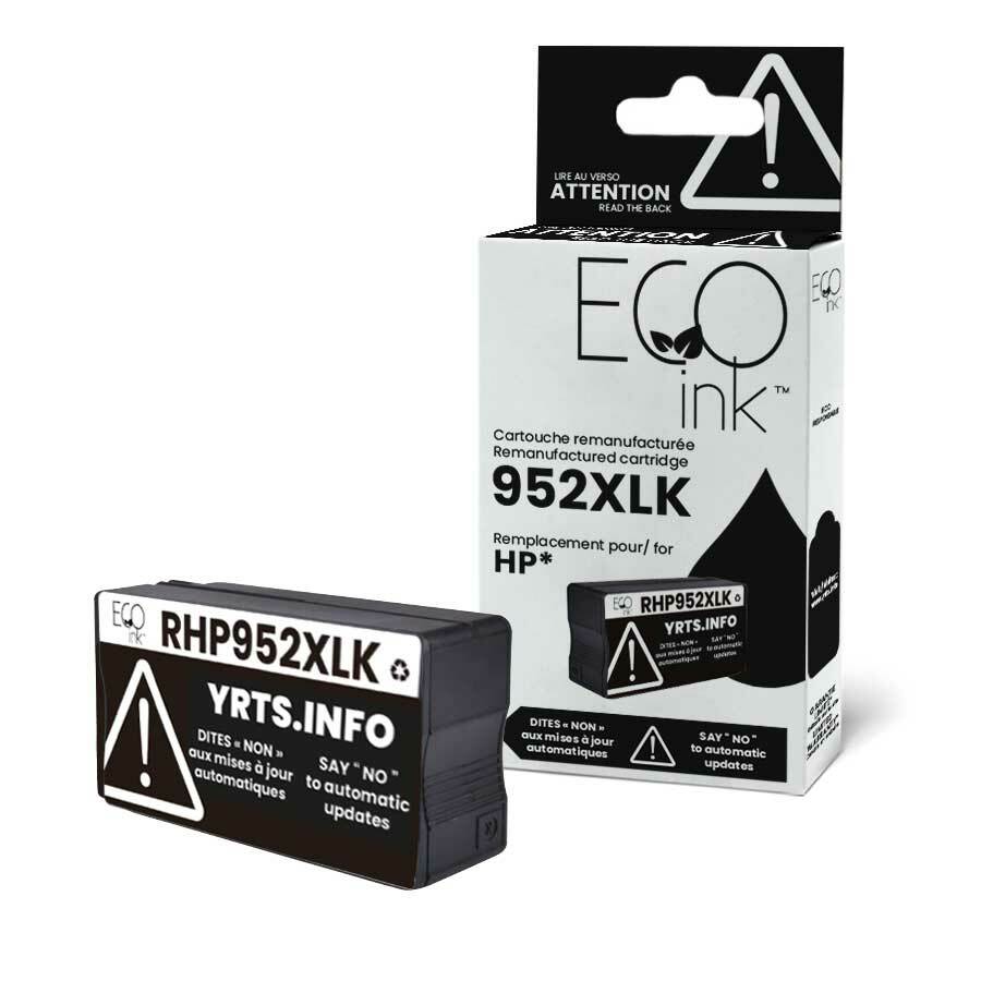 Eco Ink Ink Cartridge - Remanufactured for Hewlett Packard F6U19AN / 952XL - Black - 2000 Pages - 1 Pack