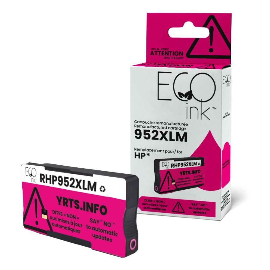 Eco Ink Ink Cartridge - Remanufactured for Hewlett Packard L0S64AN / 952XL - Magenta - 1600 Pages - 1 Pack