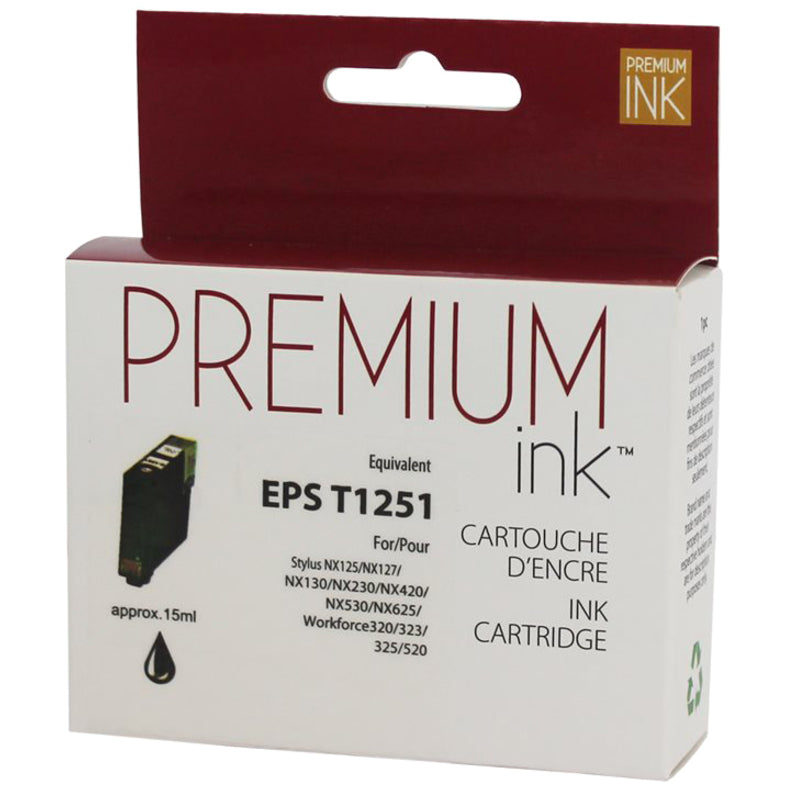 Premium Ink Ink Cartridge - Alternative for Epson T125120 - Black - 265 Pages - 1 Pack