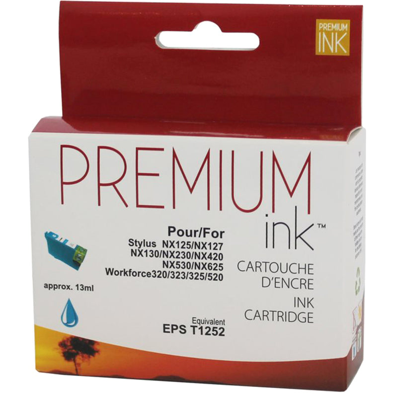 Premium Ink Ink Cartridge - Alternative for Epson 125220 - Cyan - 385 Pages - 1 Pack