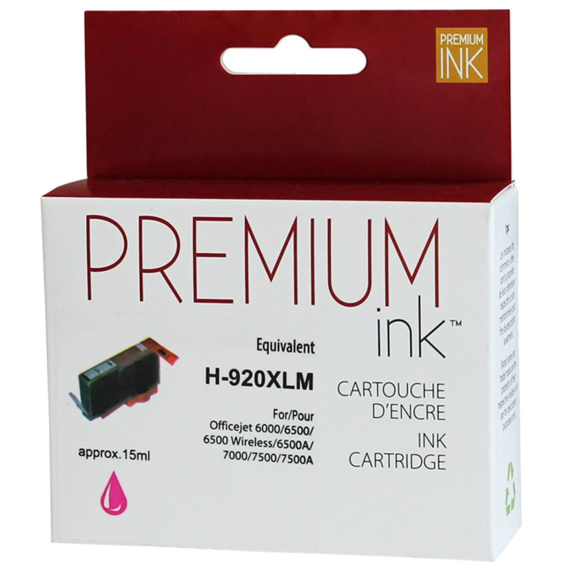 Premium Ink Ink Cartridge - Alternative for Hewlett Packard CD973AN / 920XL - Magenta - 700 Pages - 1 Pack