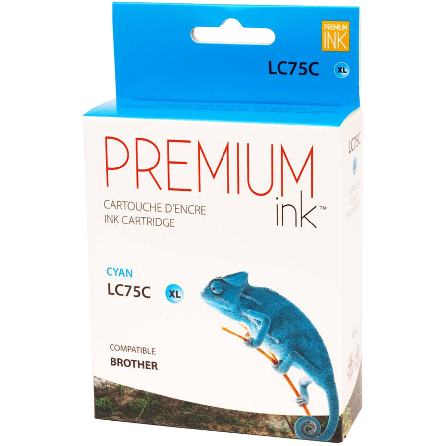 Premium Ink Ink Cartridge - Alternative for Brother LC71C - Cyan - 600 Pages - 1 Pack