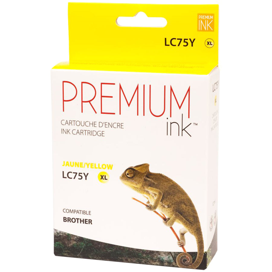 Premium Ink Ink Cartridge - Alternative for Brother LC71Y - Yellow - 600 Pages - 1 Pack