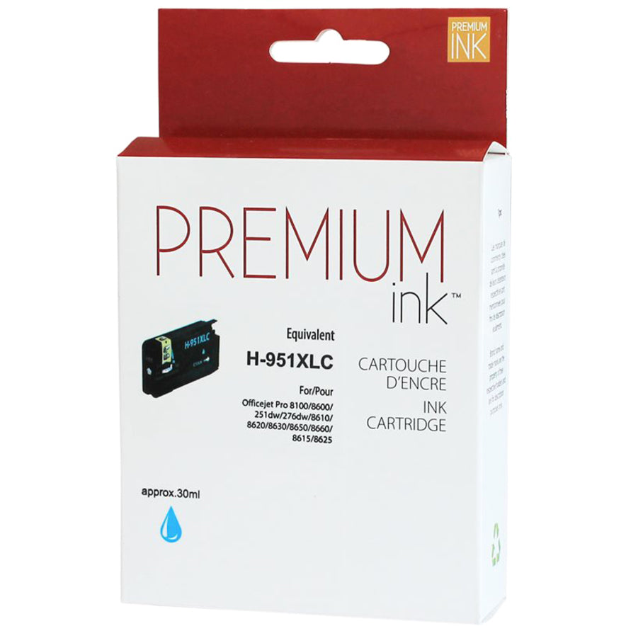 Premium Ink Ink Cartridge - Alternative for Hewlett Packard CN046AN / 951XL - Cyan - 1500 Pages - 1 Pack