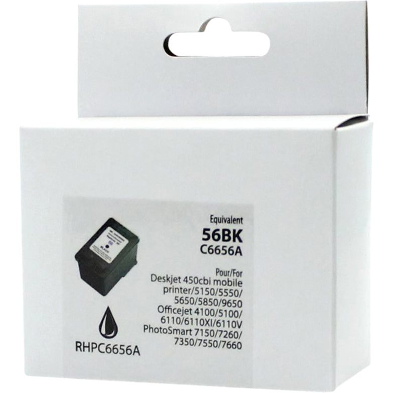 Neutral Box Ink Cartridge - Remanufactured for Hewlett Packard C6656A / 56 - Black - 520 Pages - 1 Pack