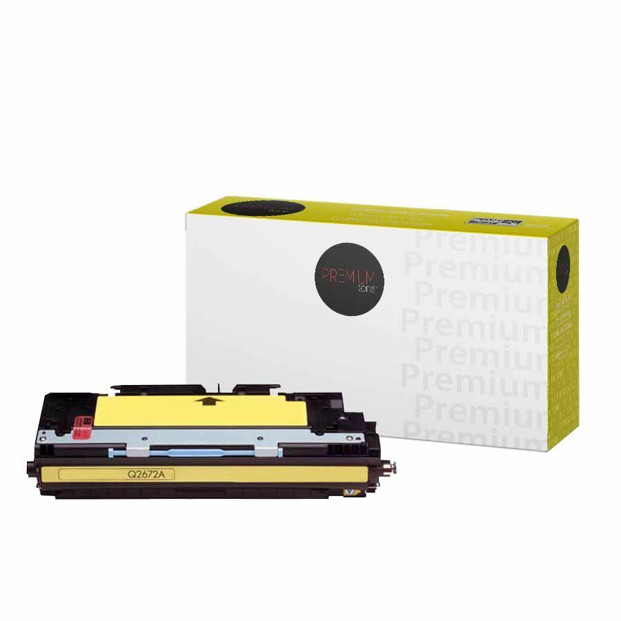 Premium Tone Toner Cartridge - Alternative for Hewlett Packard Q2672A / 309A - Yellow - 4000 Pages - 1 Pack