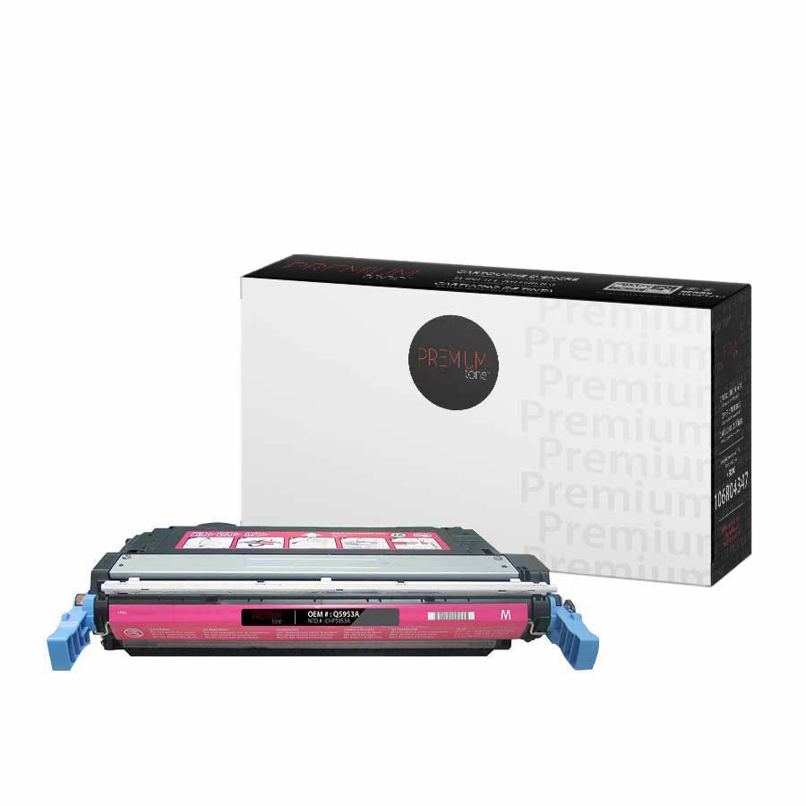 Premium Tone Toner Cartridge - Alternative for Hewlett Packard Q5953A - Magenta - 10000 Pages - 1 Pack