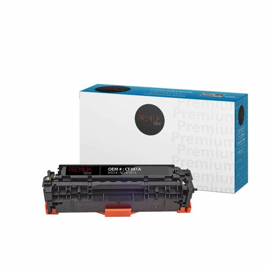 Premium Tone Toner Cartridge - Alternative for Hewlett Packard CF381A / 312A - Cyan - 2700 Pages - 1 Pack