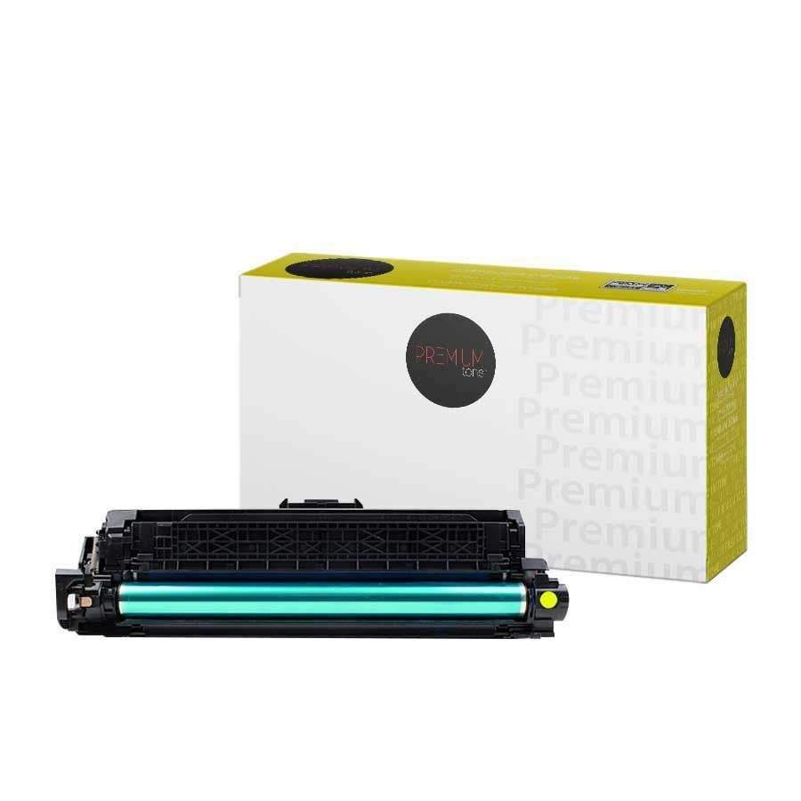 Premium Tone Toner Cartridge - Alternative for Hewlett Packard CF032A / 646A - Yellow - 12500 Pages - 1 Pack