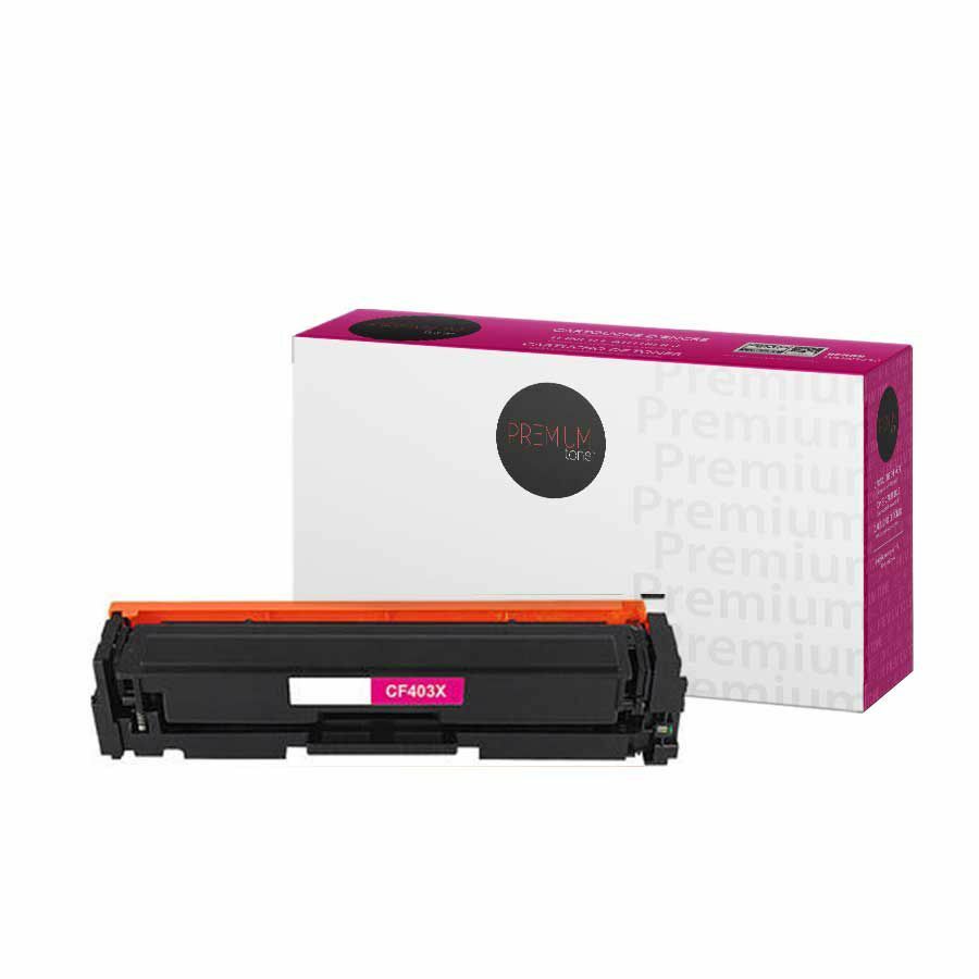 Premium Tone Toner Cartridge - Alternative for Hewlett Packard CF403X / 201X - Magenta - 2300 Pages - 1 Pack