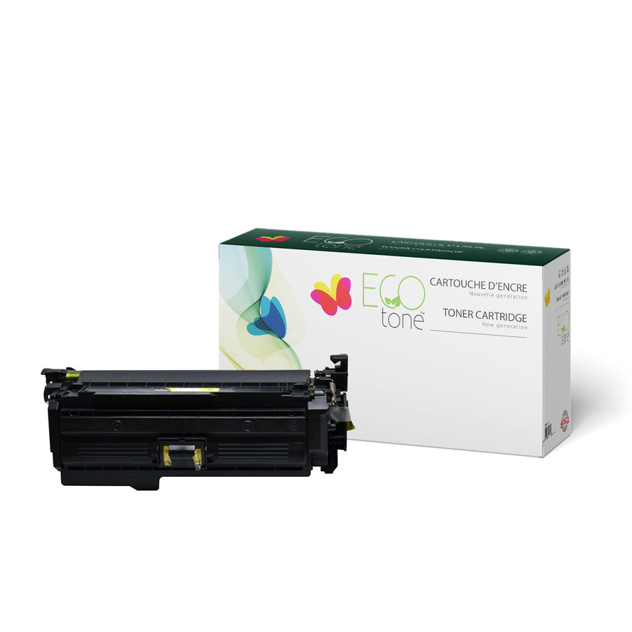 EcoTone Toner Cartridge - Remanufactured for Hewlett Packard CF322A / 653A - Yellow - 16500 Pages - 1 Pack