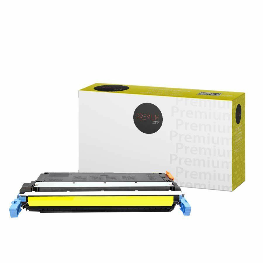 Premium Tone Toner Cartridge - Alternative for Hewlett Packard C9732A - Yellow - 12000 Pages - 1 Pack