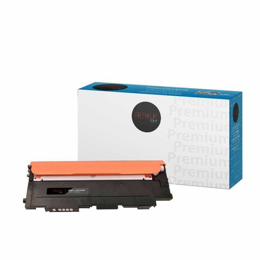 Premium Tone Toner Cartridge - Alternative for Samsung CLT-C404S - Cyan - 1000 Pages - 1 Pack