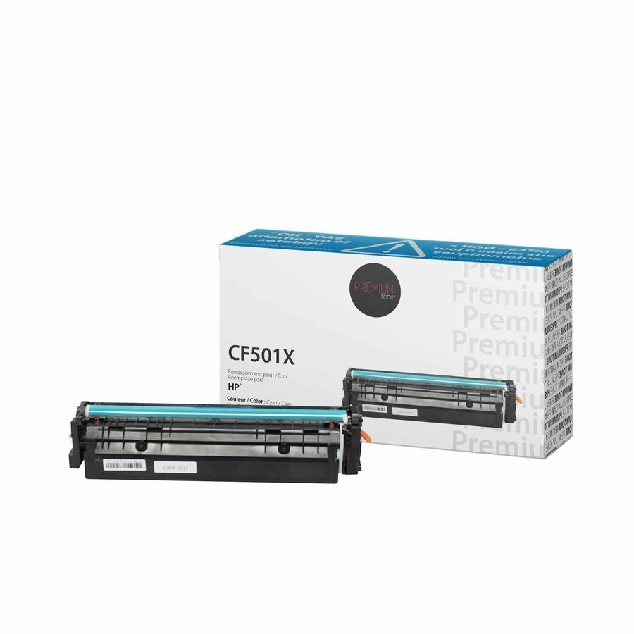 Premium Tone Toner Cartridge - Alternative for Hewlett Packard CF501X / 202X - Cyan - 2500 Pages - 1 Pack