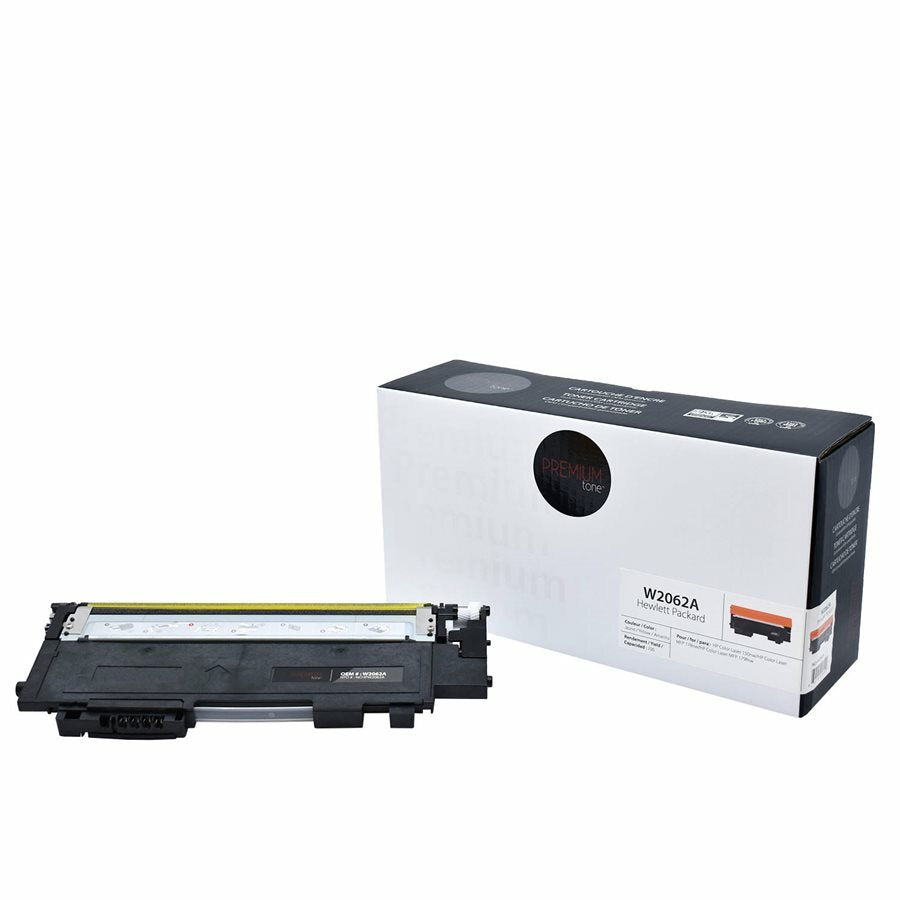 Premium Tone Toner Cartridge - Alternative for Hewlett Packard W2062A / 116A - Yellow - 700 Pages - 1 Pack