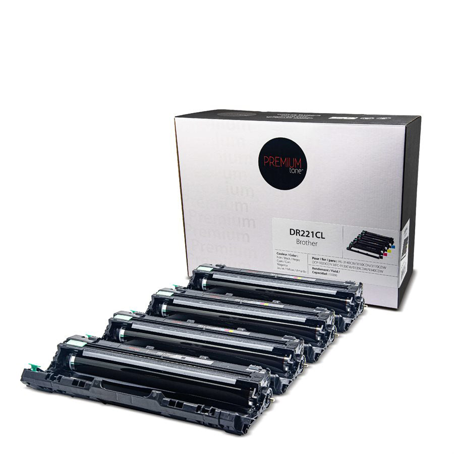 Premium Tone Drum Unit - Alternative for Brother DR221CL - 15000 Pages - 1 Pack