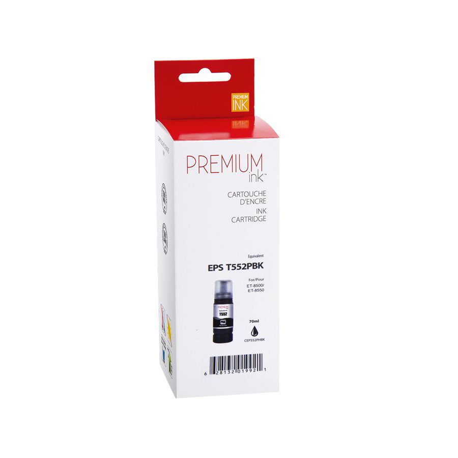 Premium Ink Ink Cartridge - Alternative for Epson T552120 - Photo Black - 7300 Pages - 1 Pack