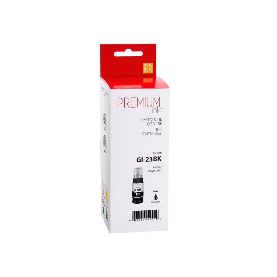 Premium Ink Ink Cartridge - Alternative for Canon GI-23BK - Black - 70ml - 1 Pack