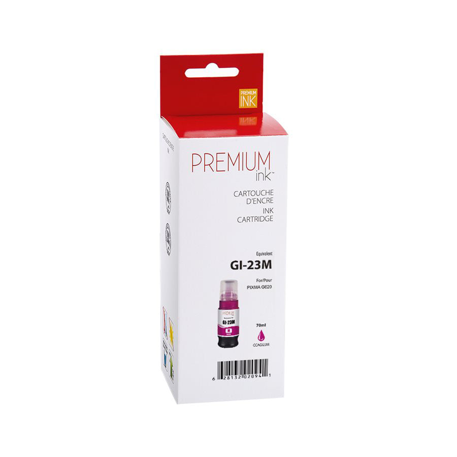 Premium Ink Ink Cartridge - Alternative for Canon GI-23M - Magenta - 70ml - 1 Pack