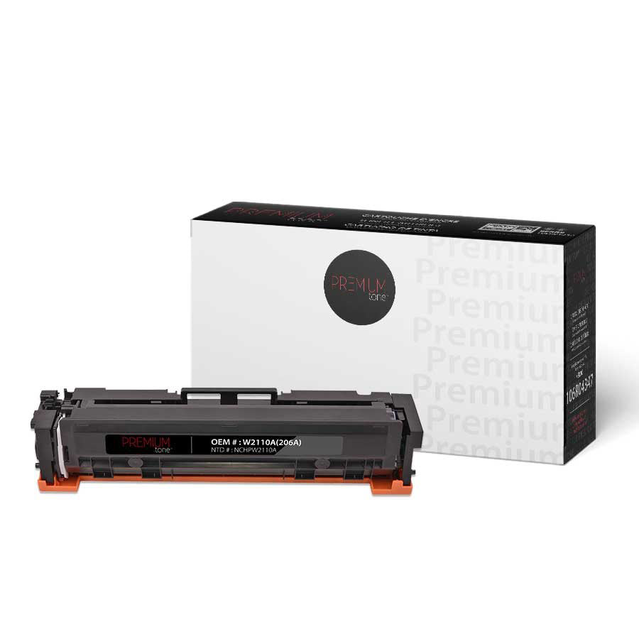 Premium Tone Toner Cartridge - Alternative for Hewlett Packard W2110A - Black - 1350 Pages - 1 Pack