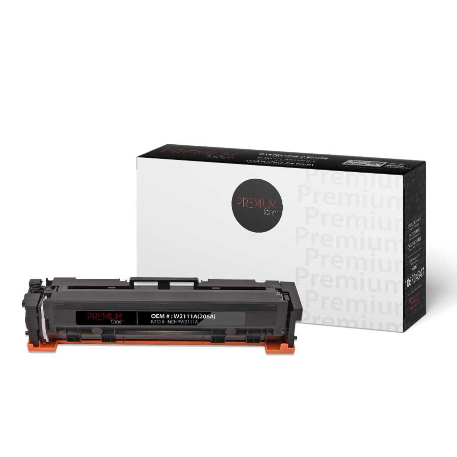 Premium Tone Toner Cartridge - Alternative for Hewlett Packard W2111A - Cyan - 1250 Pages - 1 Pack