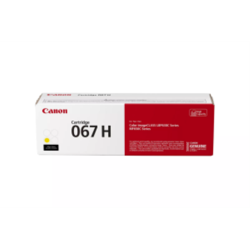 Canon 067H 5103C001 Original Yellow Toner Cartridge High Yield