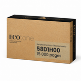 EcoTone Toner Cartridge - Remanufactured for Lexmark 58D1H00 - Black - 15000 Pages - 1 Pack
