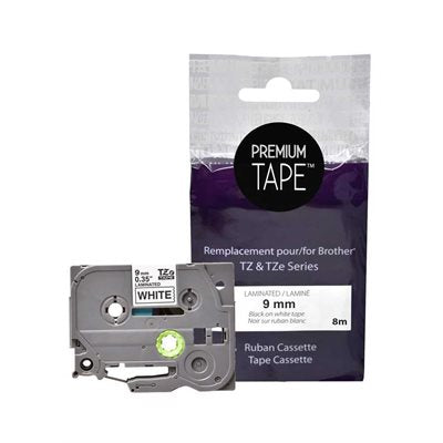 Brother TZe-241 Compatible Premium Tape Noir / Blanc 18mm (10)