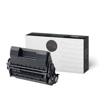 Premium Tone Toner Cartridge - Alternative for Okidata 52123601 - Black - 1 Pack - 15000 Pages