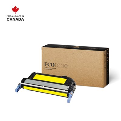 EcoTone Toner Cartridge - Remanufactured for Hewlett Packard Q5952A / 643A - Yellow - 10000 Pages - 1 Pack