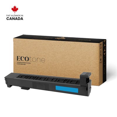 EcoTone Toner Cartridge - Remanufactured for Hewlett Packard CB381A / 824A - Cyan - 21000 Pages - 1 Pack