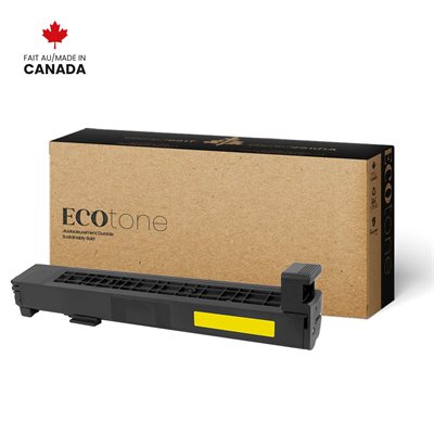 EcoTone Toner Cartridge - Remanufactured for Hewlett Packard CB382A / 824A - Yellow - 21000 Pages - 1 Pack