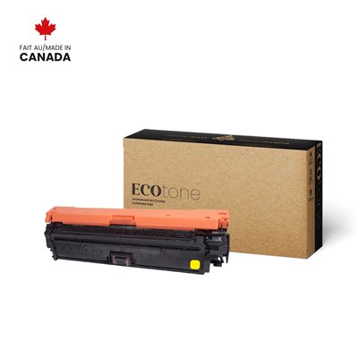 EcoTone Toner Cartridge - Remanufactured for Hewlett Packard CE342A / 651A - Yellow - 16000 Pages - 1 Pack