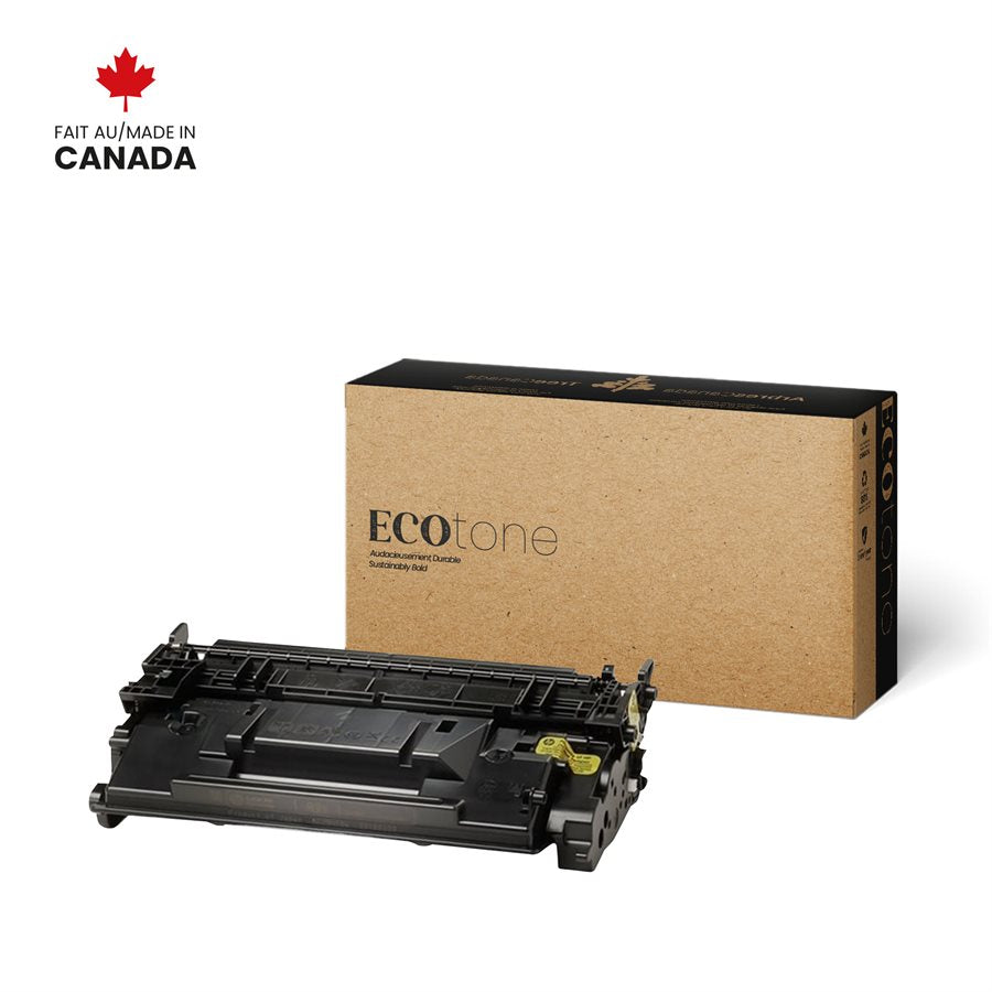 EcoTone Toner Cartridge - Remanufactured for Hewlett Packard CF289A - Black - 5000 Pages - 1 Pack