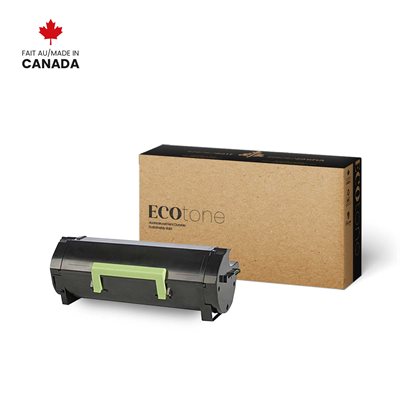 EcoTone Toner Cartridge - Remanufactured for Lexmark 51B1H00 - Black - 8500 Pages