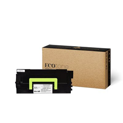 EcoTone Toner Cartridge - Remanufactured for Lexmark 58D1U00 - Black - 55000 Pages - 1 Pack