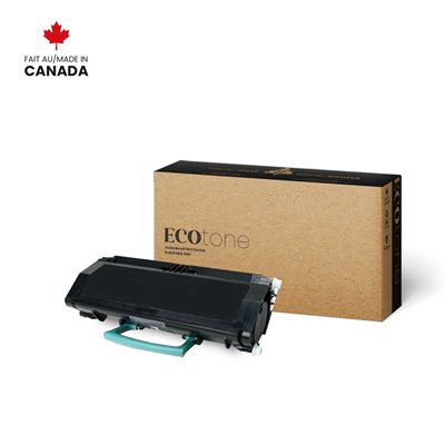 EcoTone Toner Cartridge - Remanufactured for Lexmark E260A11A - Black - 3500 Pages - 1 Pack