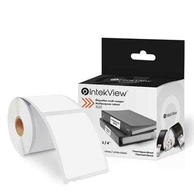 IntekView OEM Large Labels 2 1 / 8'' x 2 3 / 4'' (1 x 320)