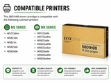 EcoTone Toner Cartridge - Remanufactured for Lexmark 58D1H00 - Black - 15000 Pages - 1 Pack