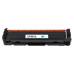 Compatible CF501X High Yield Black Toner Cartridge for HP Color LaserJet Pro M254, M280, M281 Printers 202X