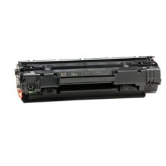 HP CB436A Remanufactured Black Toner Cartridge #36A