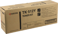 Kyocera Mita TK-512Y Original Yellow Toner Cartridge